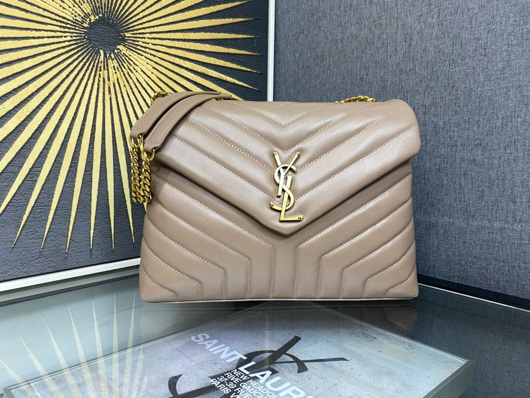 Y*L LOULOU QUILTED LEATHER 32x22x9cm