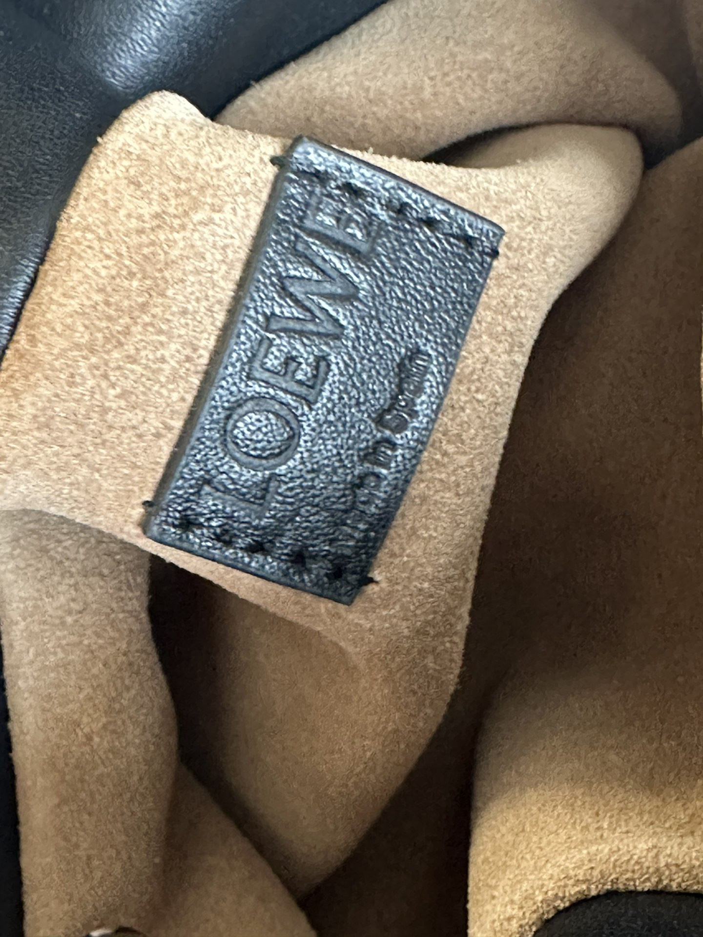 L0ew* Mini Flamenco clutch in nappa calfskin 23.9x9x18cm