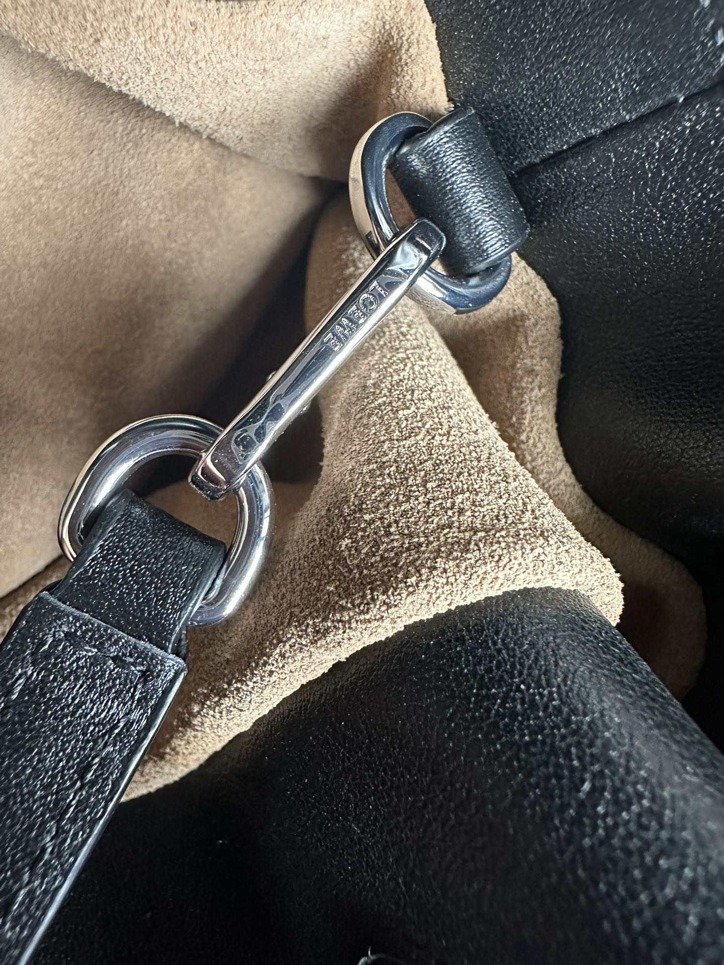 L0ew* Mini Flamenco clutch in nappa calfskin 23.9x9x18cm