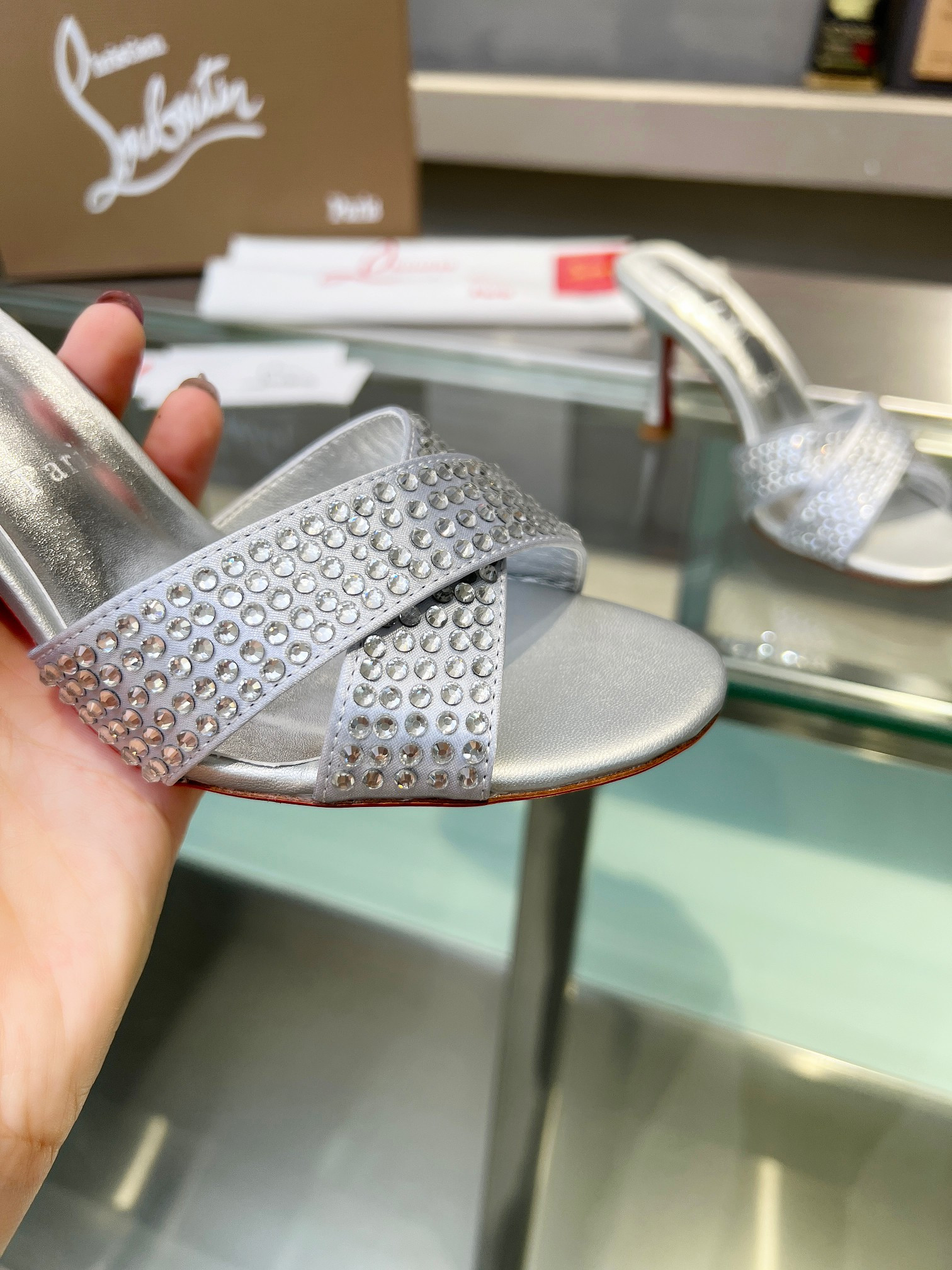 UA Ch**an Louboutin CL red-bottom shoes