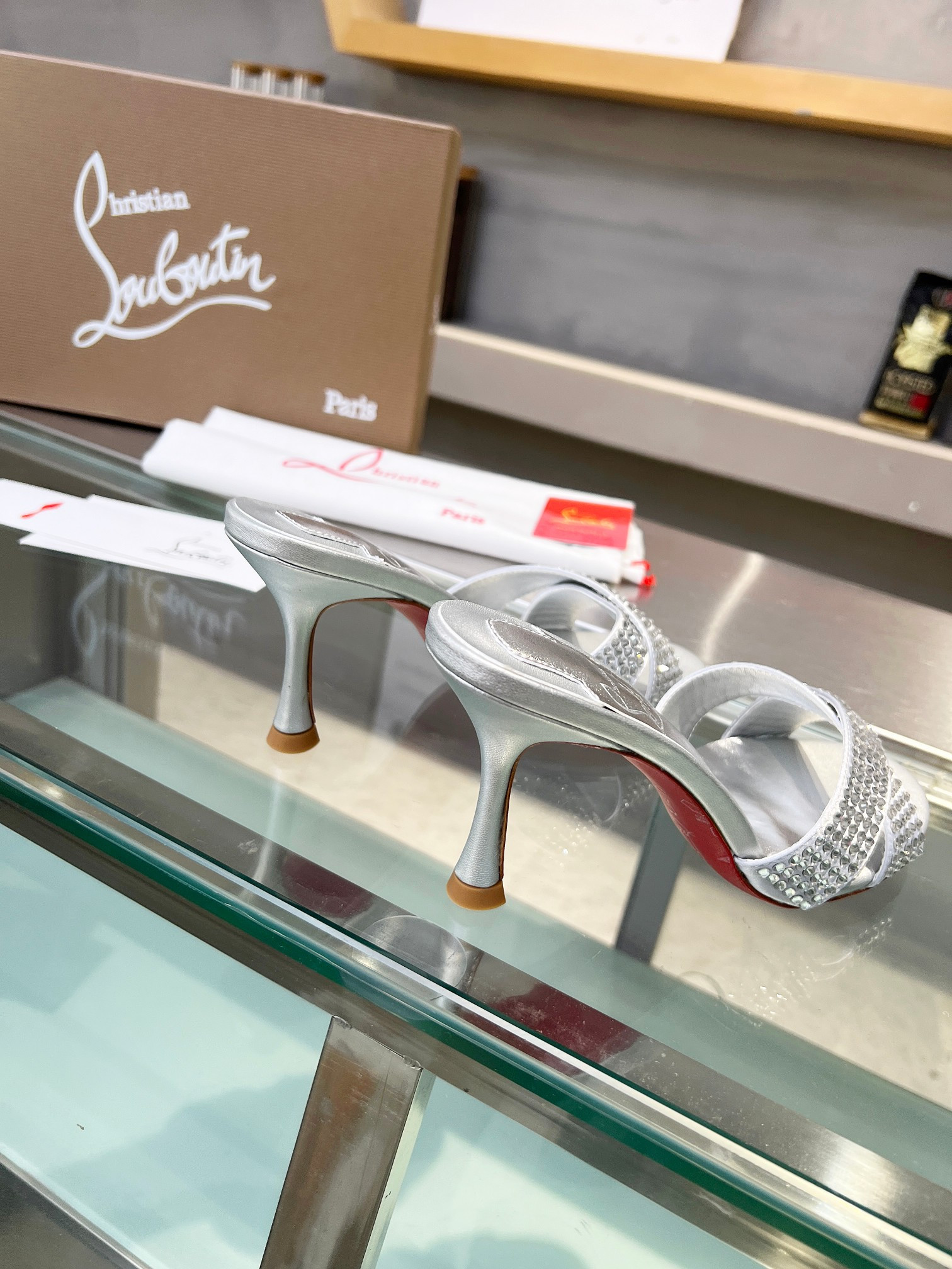 UA Ch**an Louboutin CL red-bottom shoes