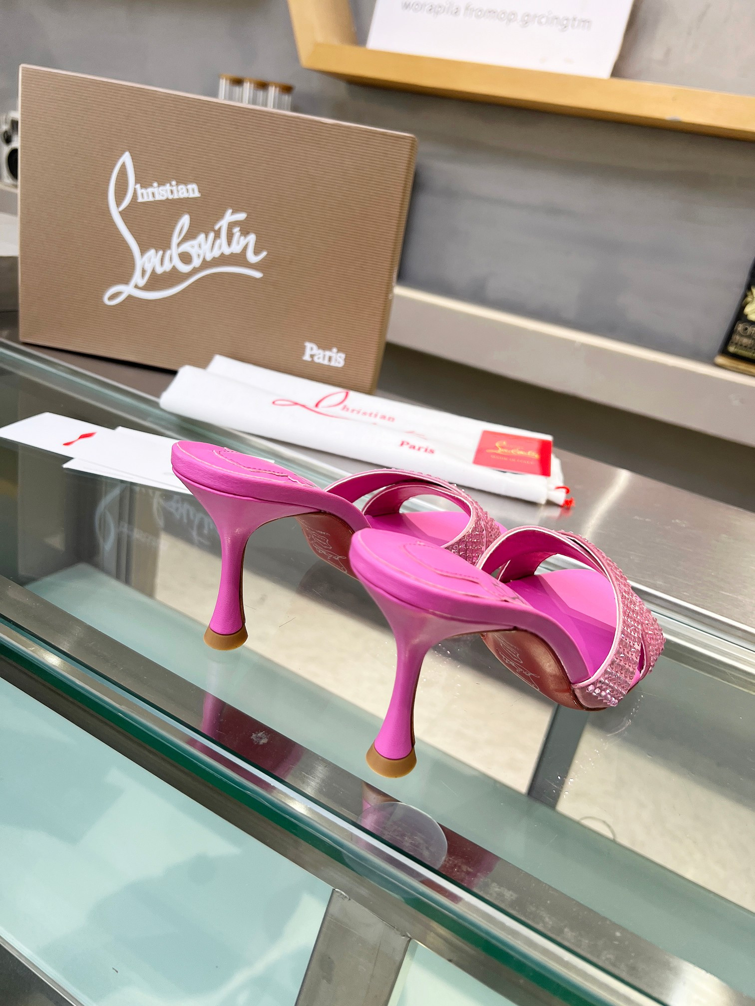 UA Ch**an Louboutin CL red-bottom shoes