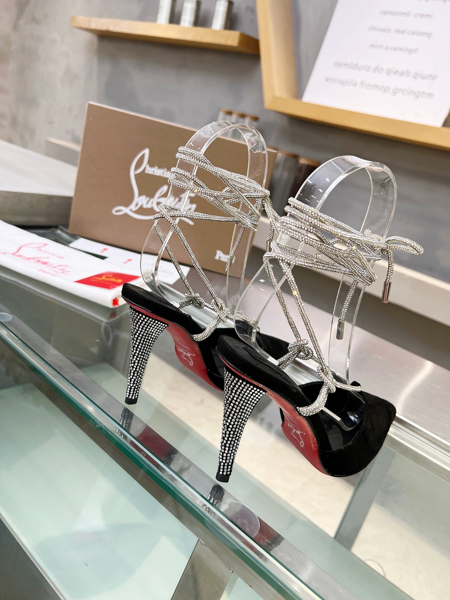 UA Ch**an Louboutin CL red-bottom shoes