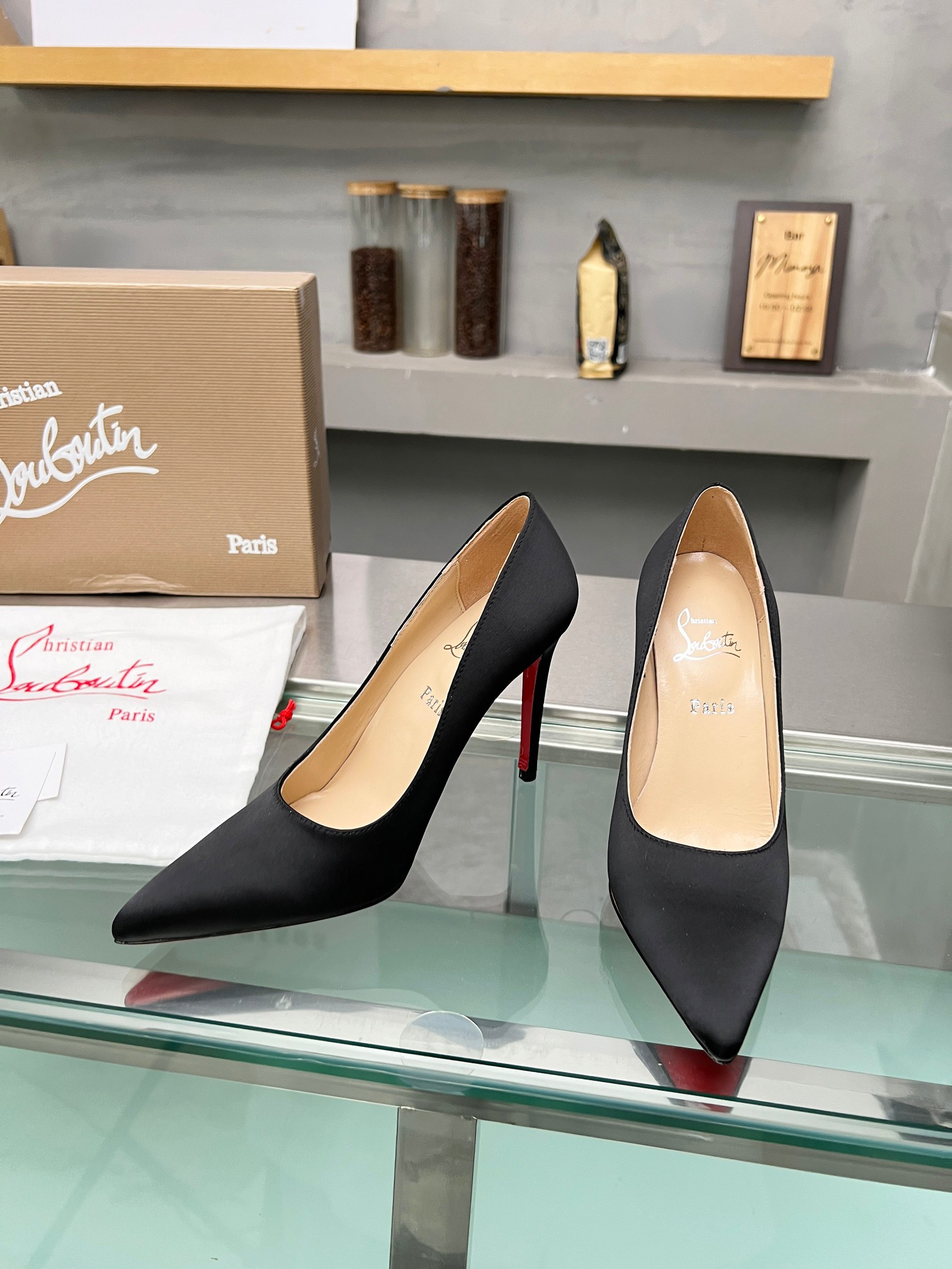UA Ch**an Louboutin CL red-bottom shoes
