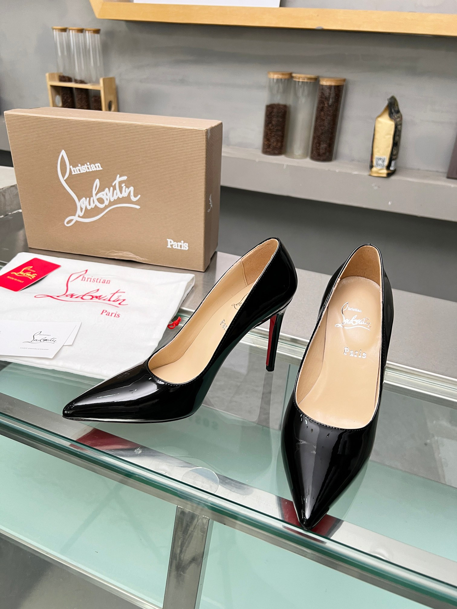 UA Ch**an Louboutin CL red-bottom shoes