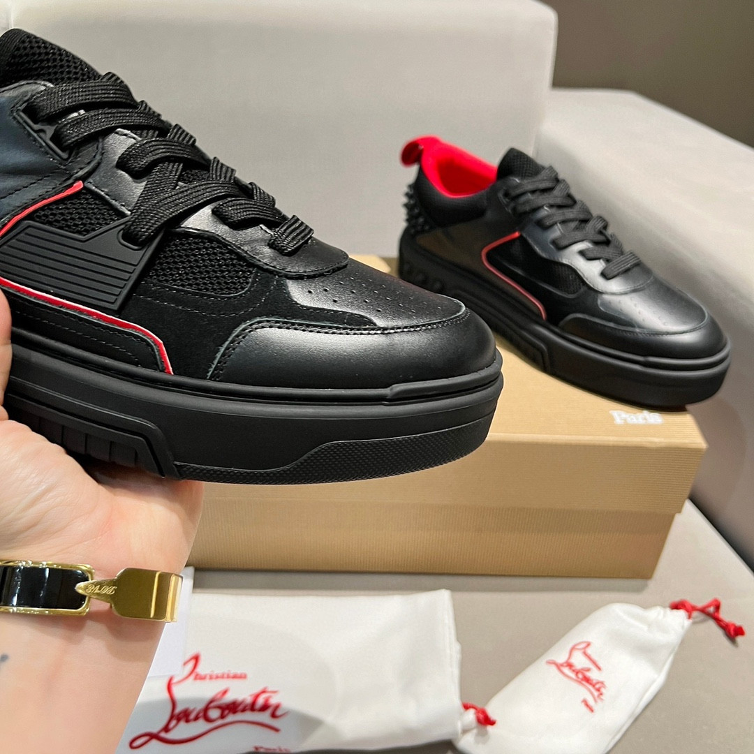 UA Ch**an Louboutin 2024 [New]ASTROLOUBI Unisex Thick-Soled Sneakers