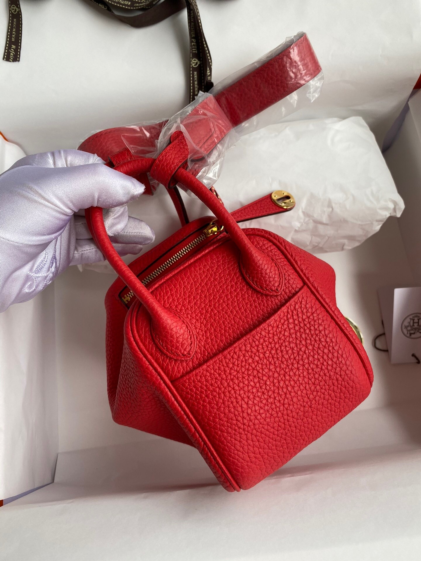 H**mes Mini lindy 19cm