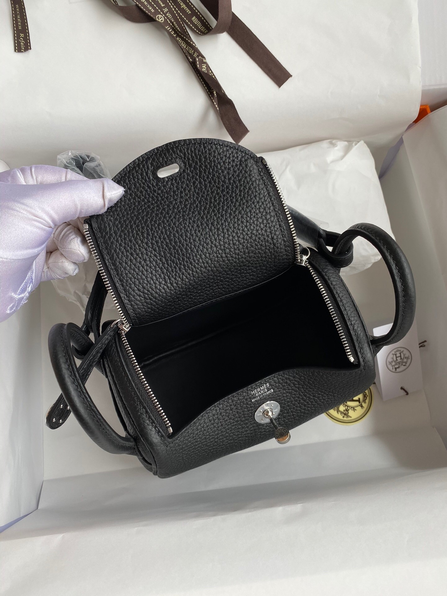 H**mes Mini lindy 19cm