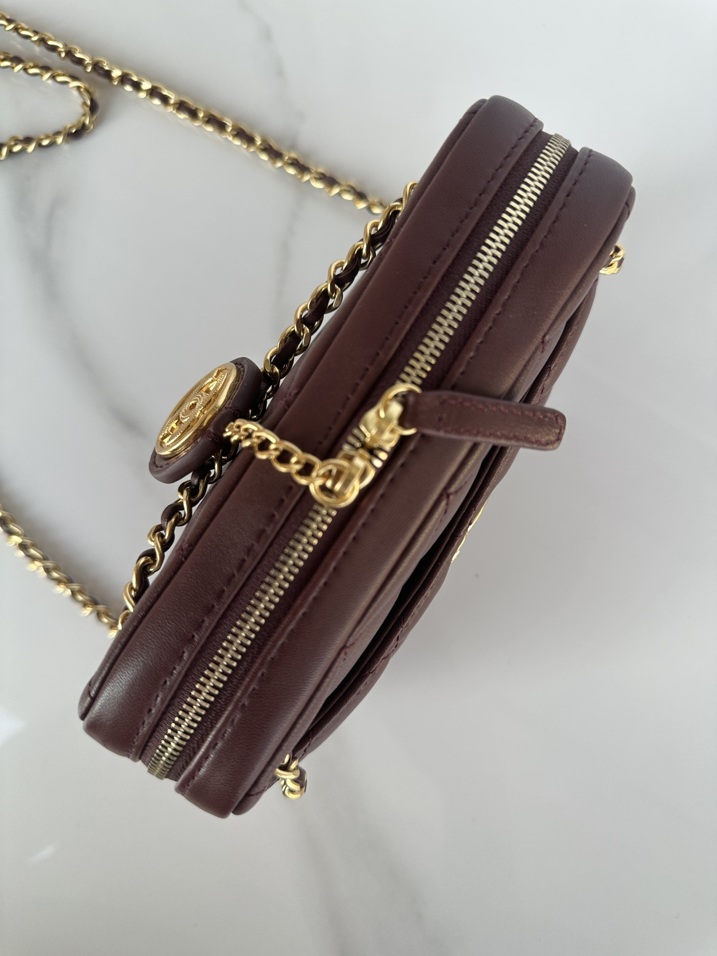 Ch*el Mini Camera Case 12 x 18 x 7cm