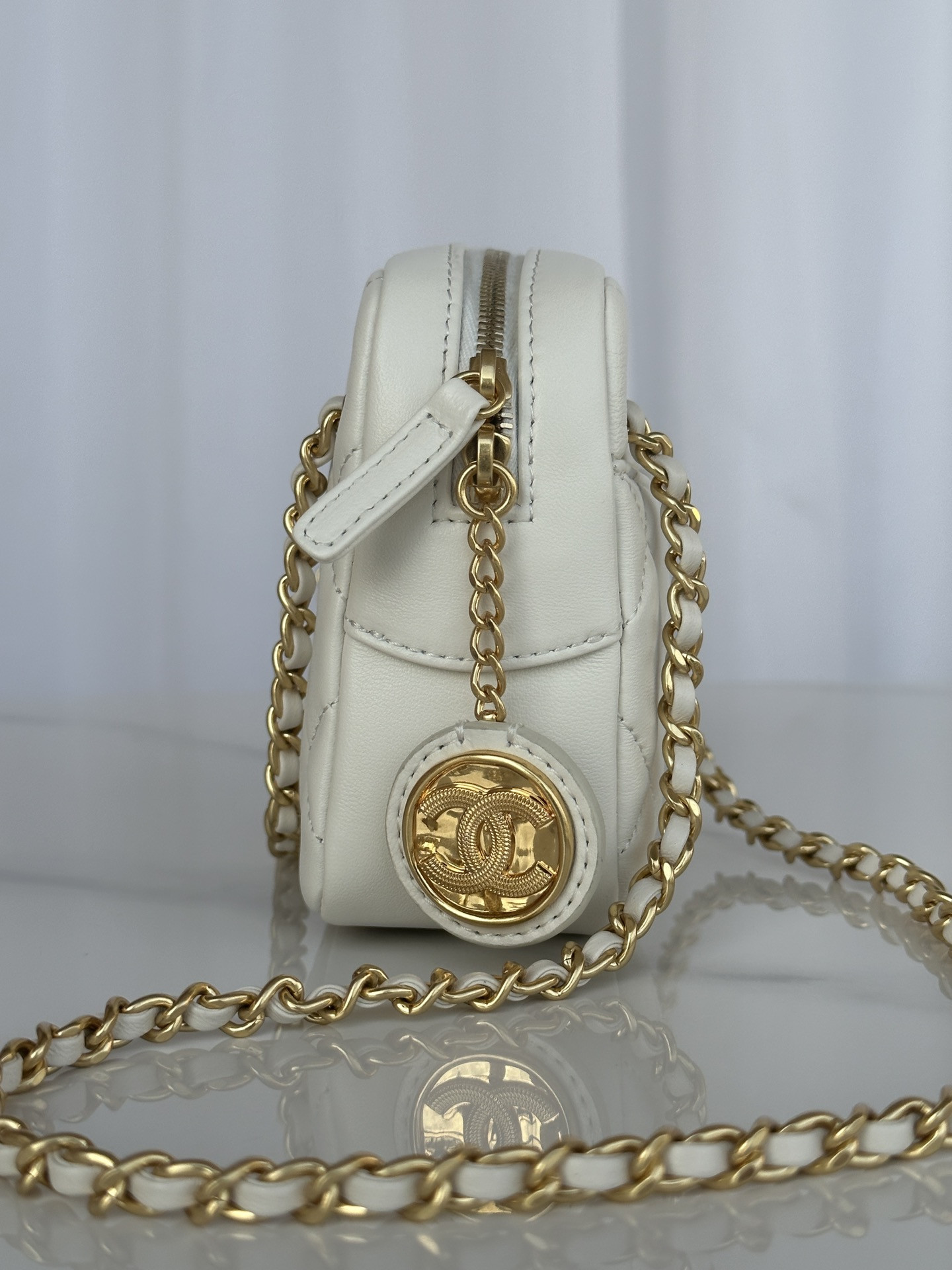 Ch*el Mini Camera Case 12 x 18 x 7cm