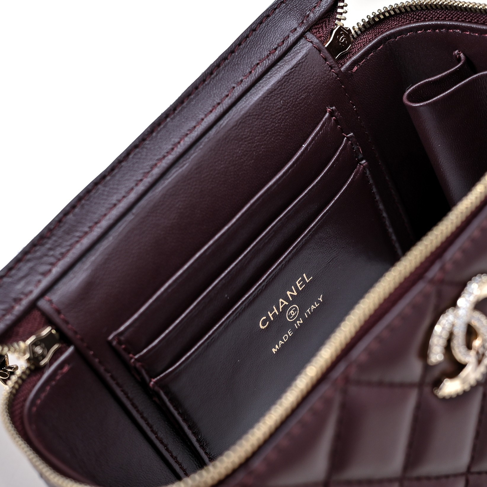 Ch*el Clutch With Chain 17cm