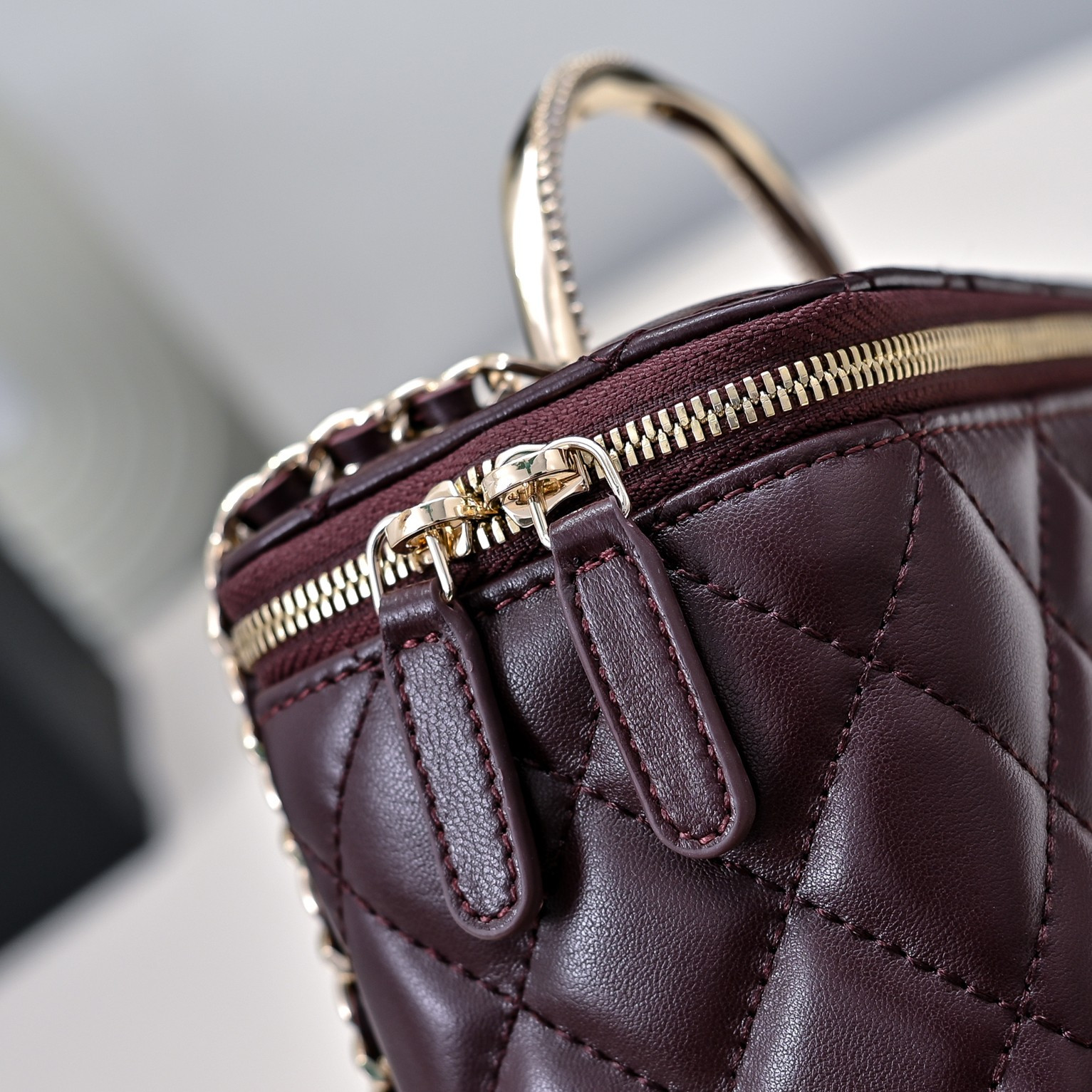 Ch*el Clutch With Chain 17cm