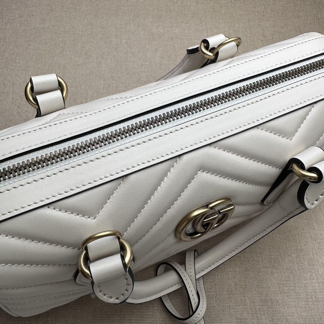 G*u*i GG Marmont small top handle bag 27x13.5x10cm