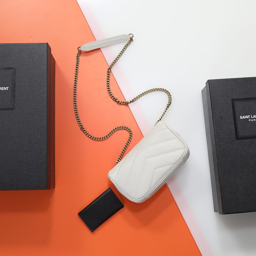 Y*L LOULOU MINI in lambskin 20X12X5cm