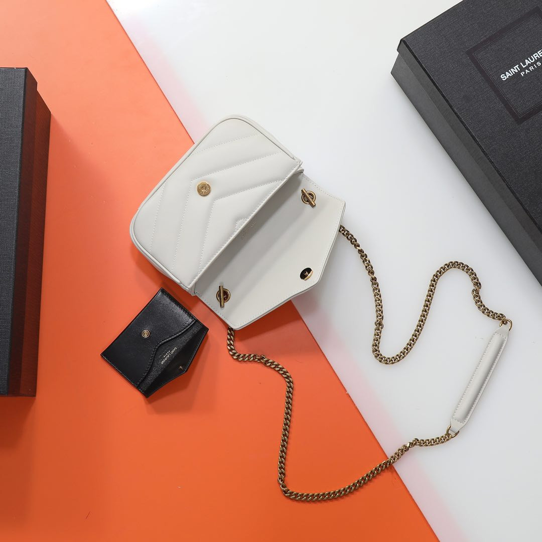 Y*L LOULOU MINI in lambskin 20X12X5cm