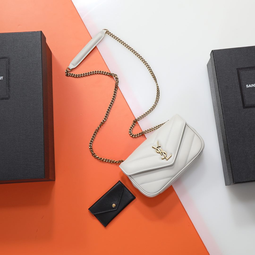 Y*L LOULOU MINI in lambskin 20X12X5cm