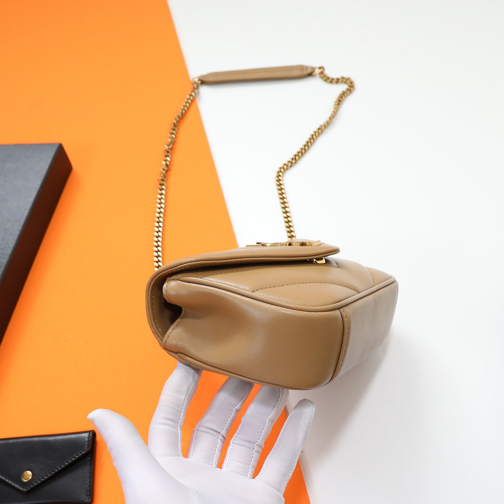 Y*L LOULOU MINI in lambskin 20X12X5cm