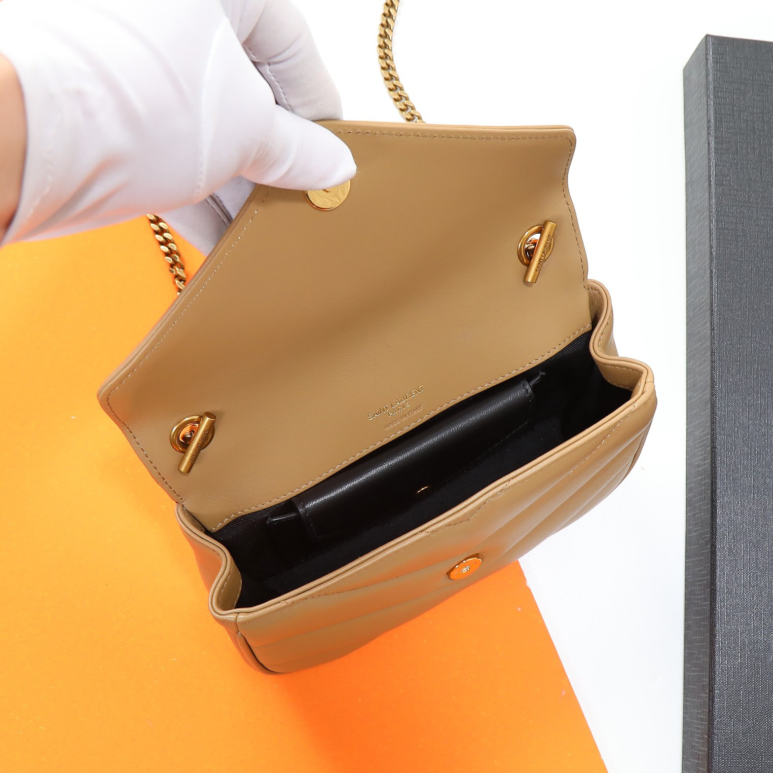 Y*L LOULOU MINI in lambskin 20X12X5cm