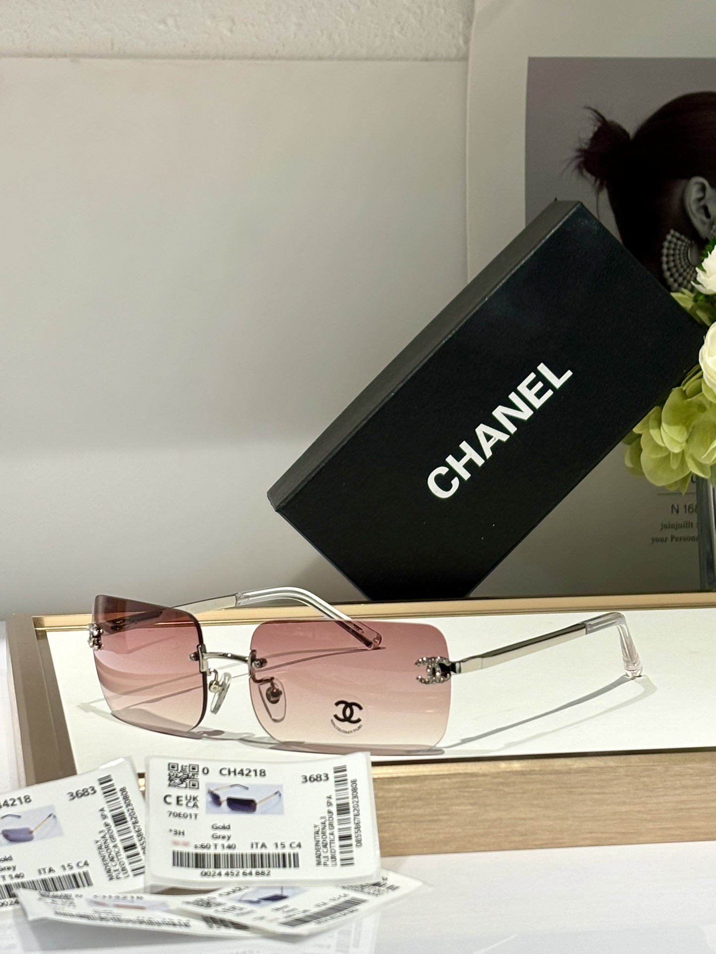 Ch*el Glasses CH4218 60-19-14