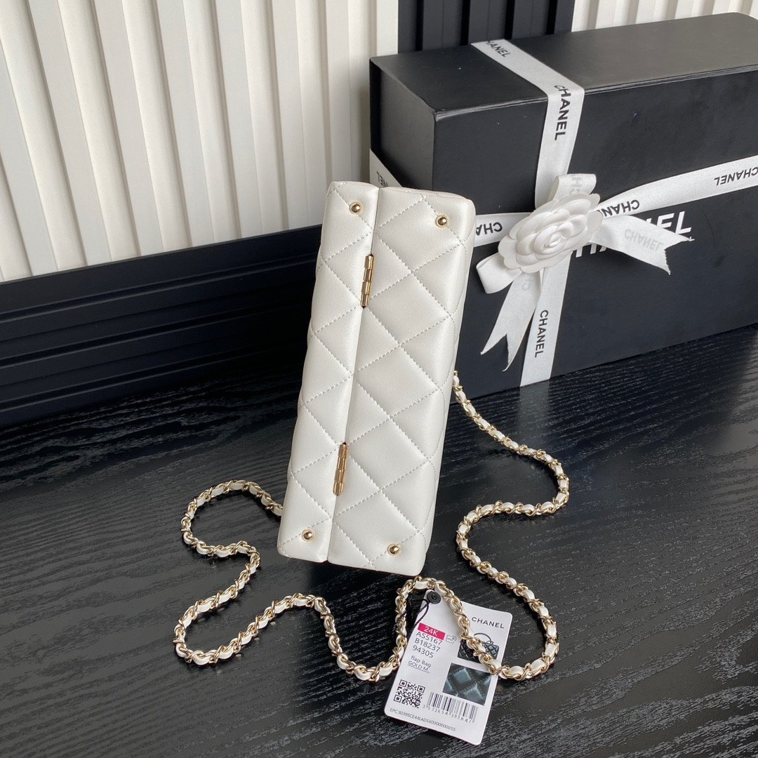 Ch*el Small Box Bag 12.5x18x6.5cm