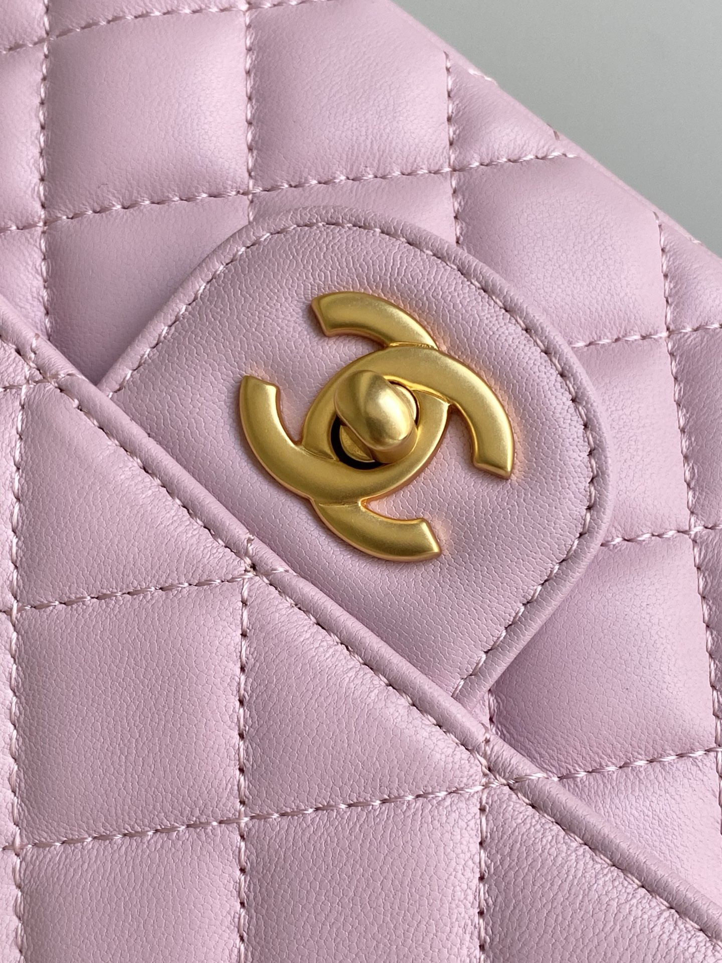 Ch*el Small Top Handle Flap Bag AS5355 11.5 x 22 x 6cm