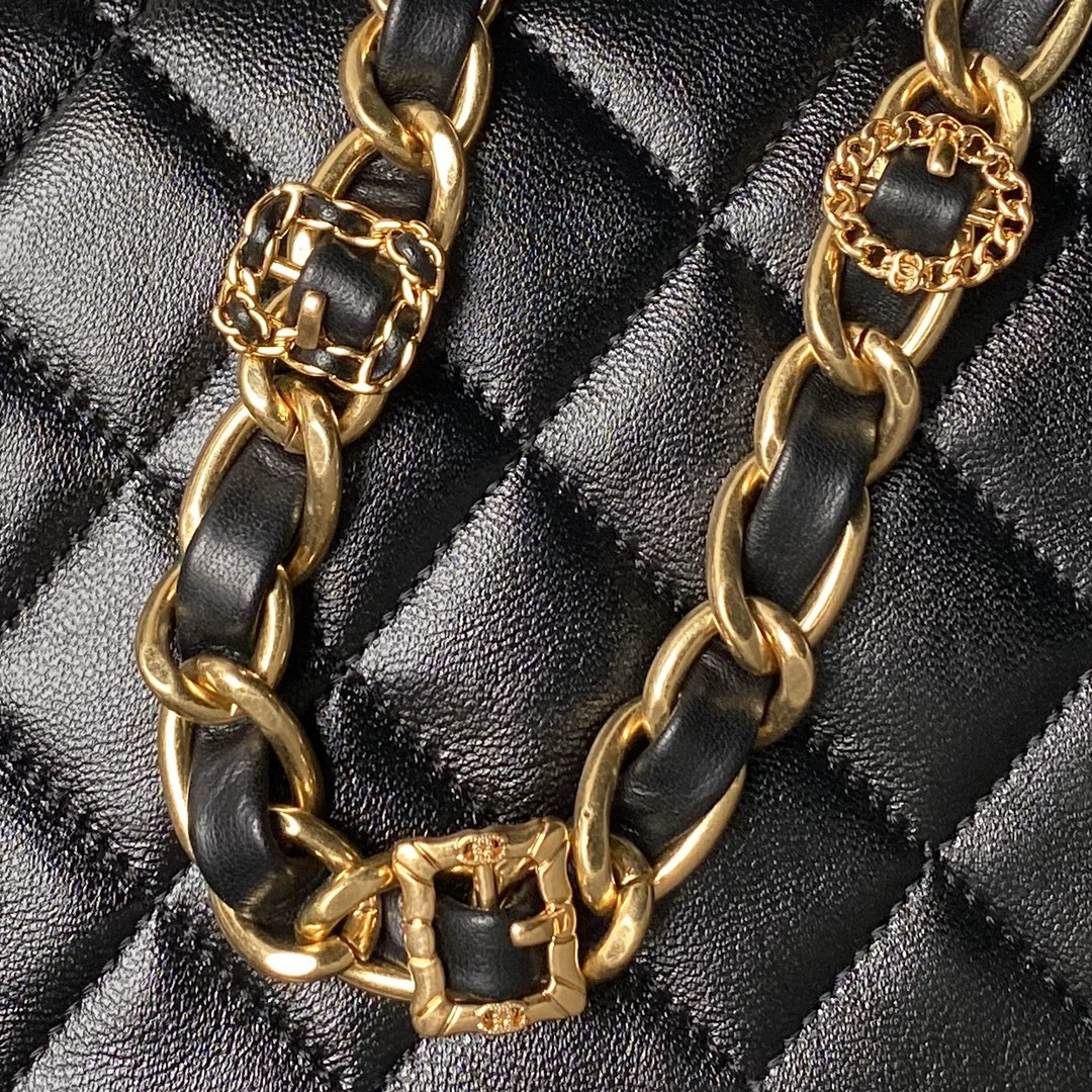 Ch*el 24A Messenger Bag AS4993 14.5x24x6.5cm