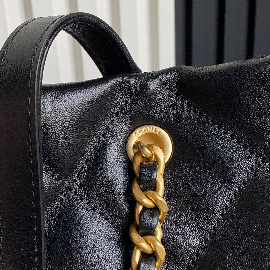 Ch*el 25C Shopping Tote Handbag 34x36x12cm