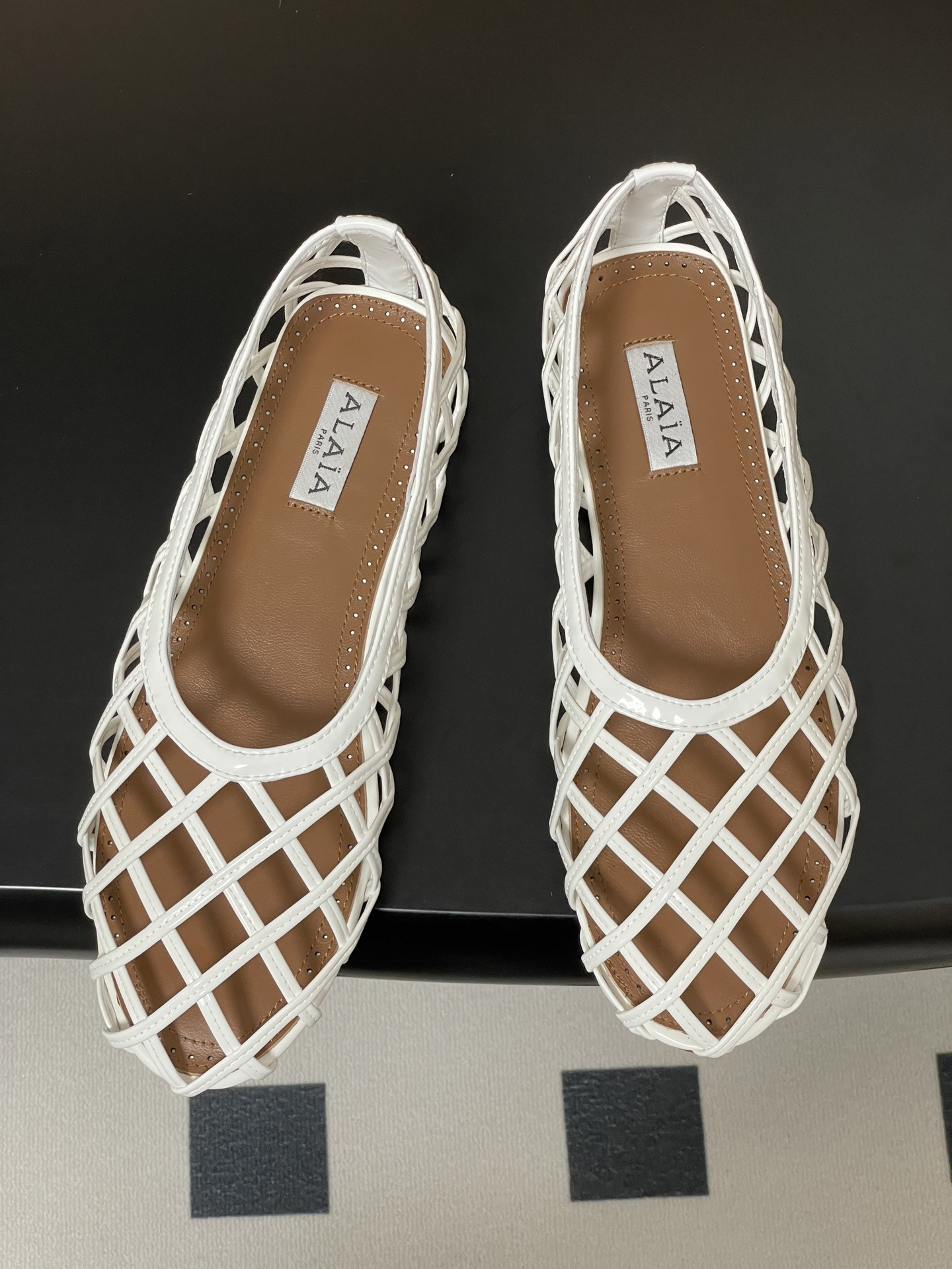UA Alaïa CAGE BALLET FLATS(Customized Size 7-10 days production time)