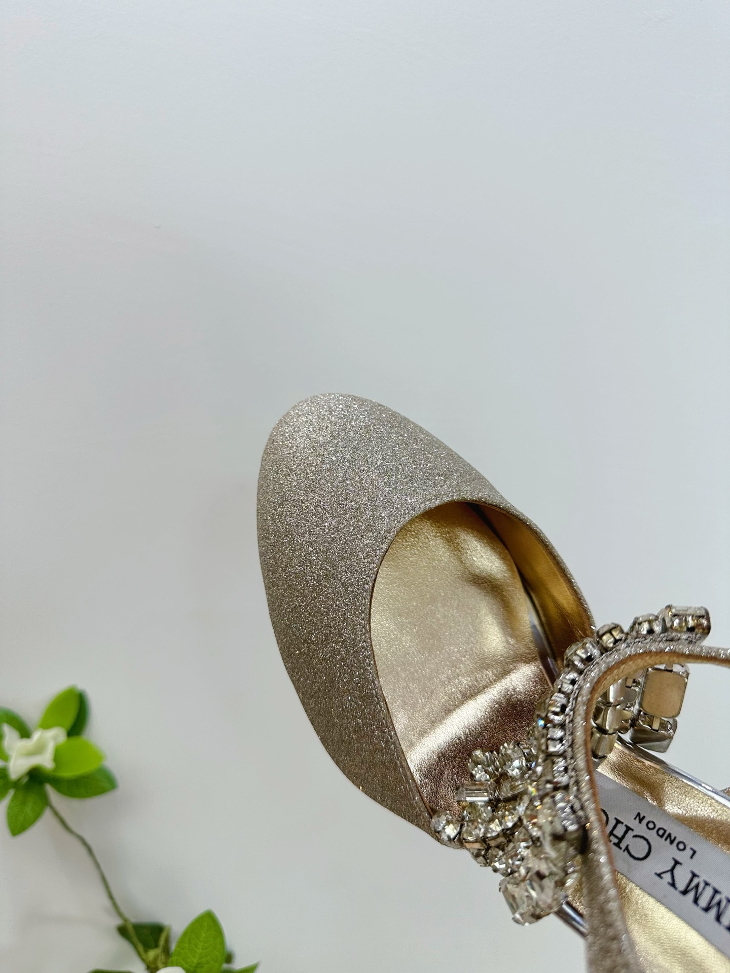 UA Ji*y Ch* Verity Glitter Slingbacks 8.5cm