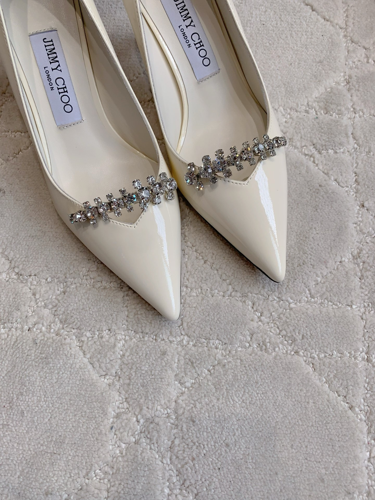 UA Ji*y Ch* Belinda Crystal-embellished Pumps 7.5cm