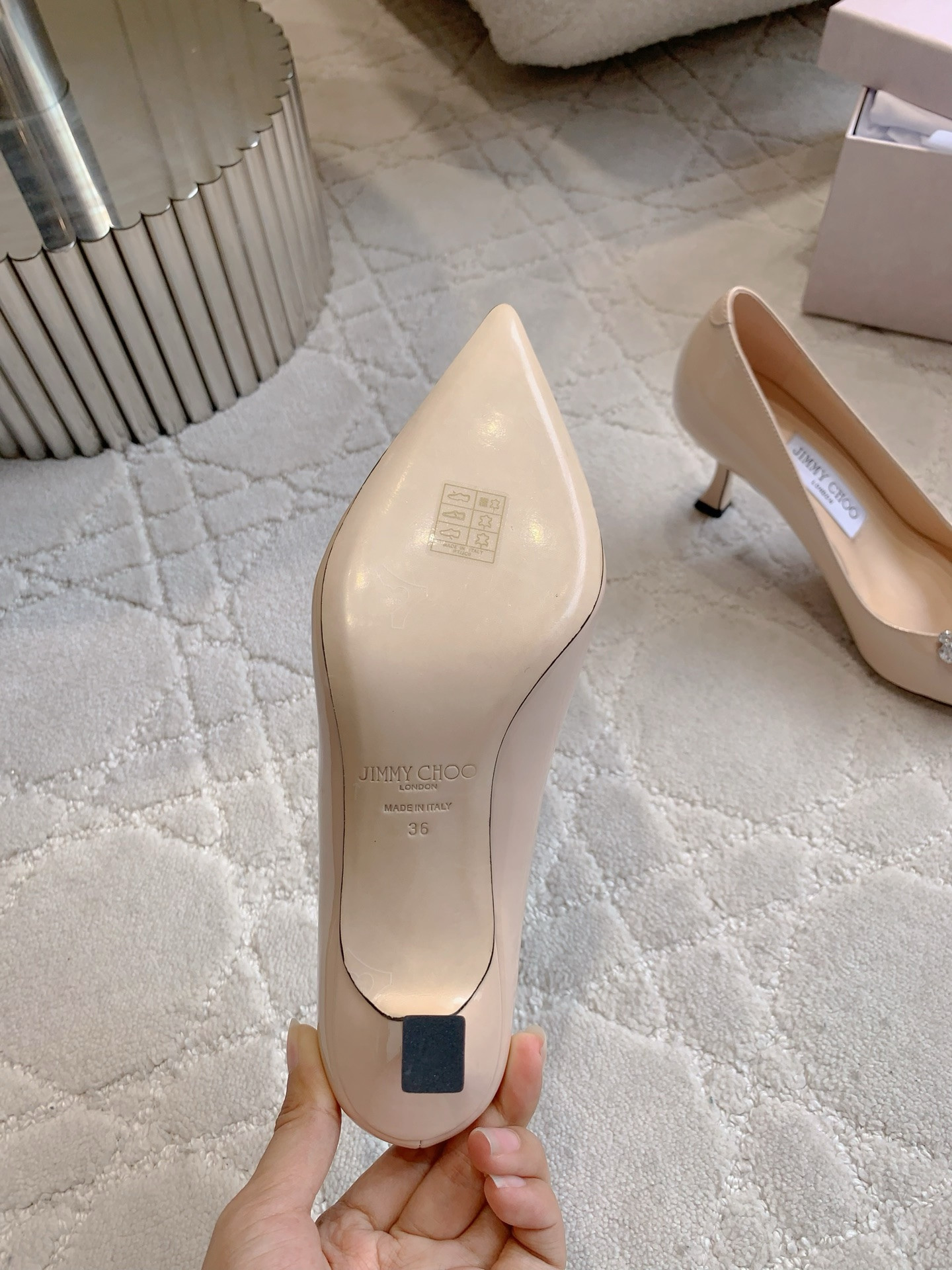 UA Ji*y Ch* Belinda Crystal-embellished Pumps 7.5cm