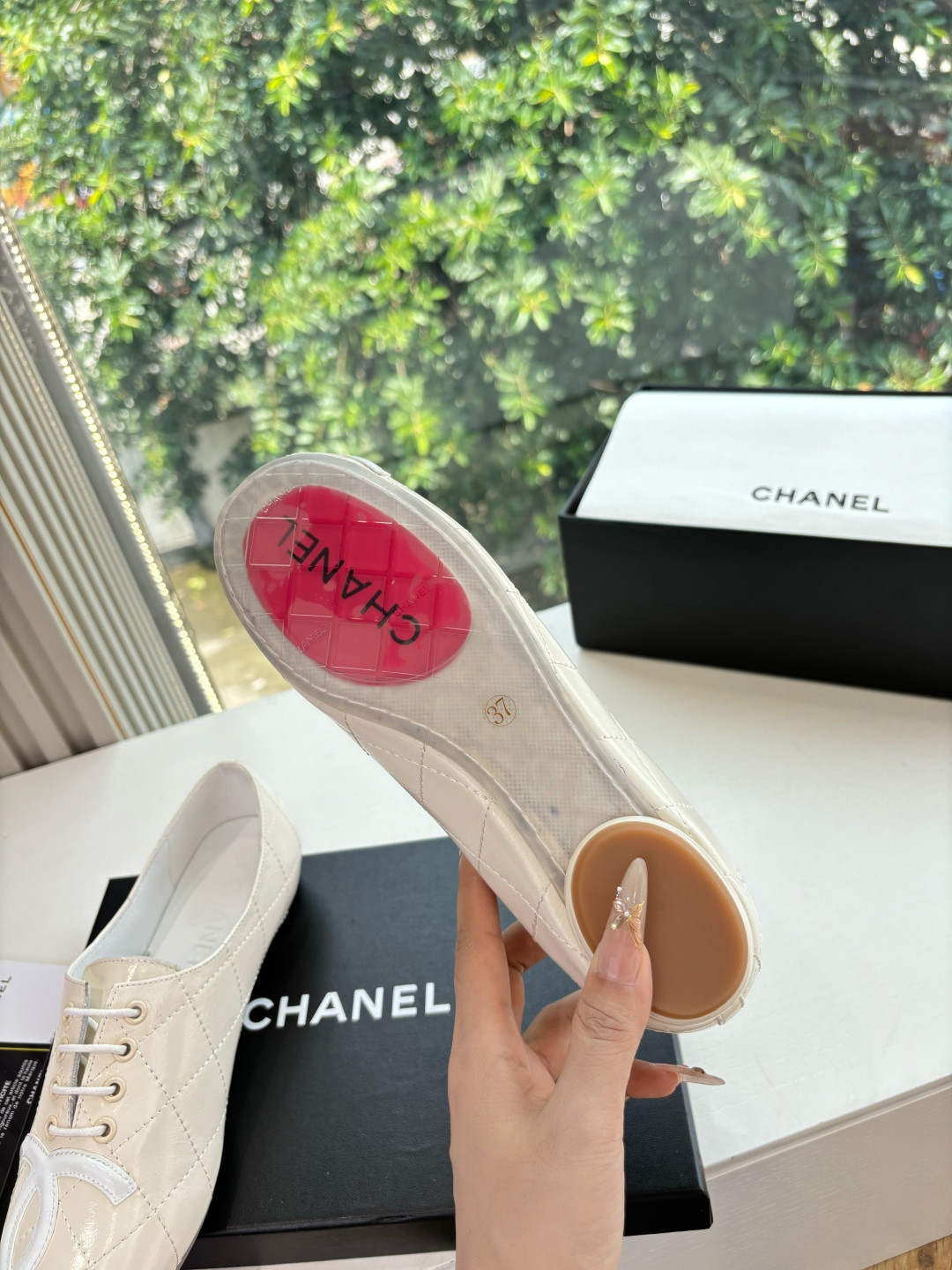 UA Ch*el Ballet Flat
